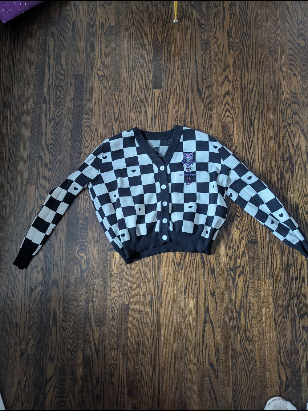 Kuromi Knit Cardigan